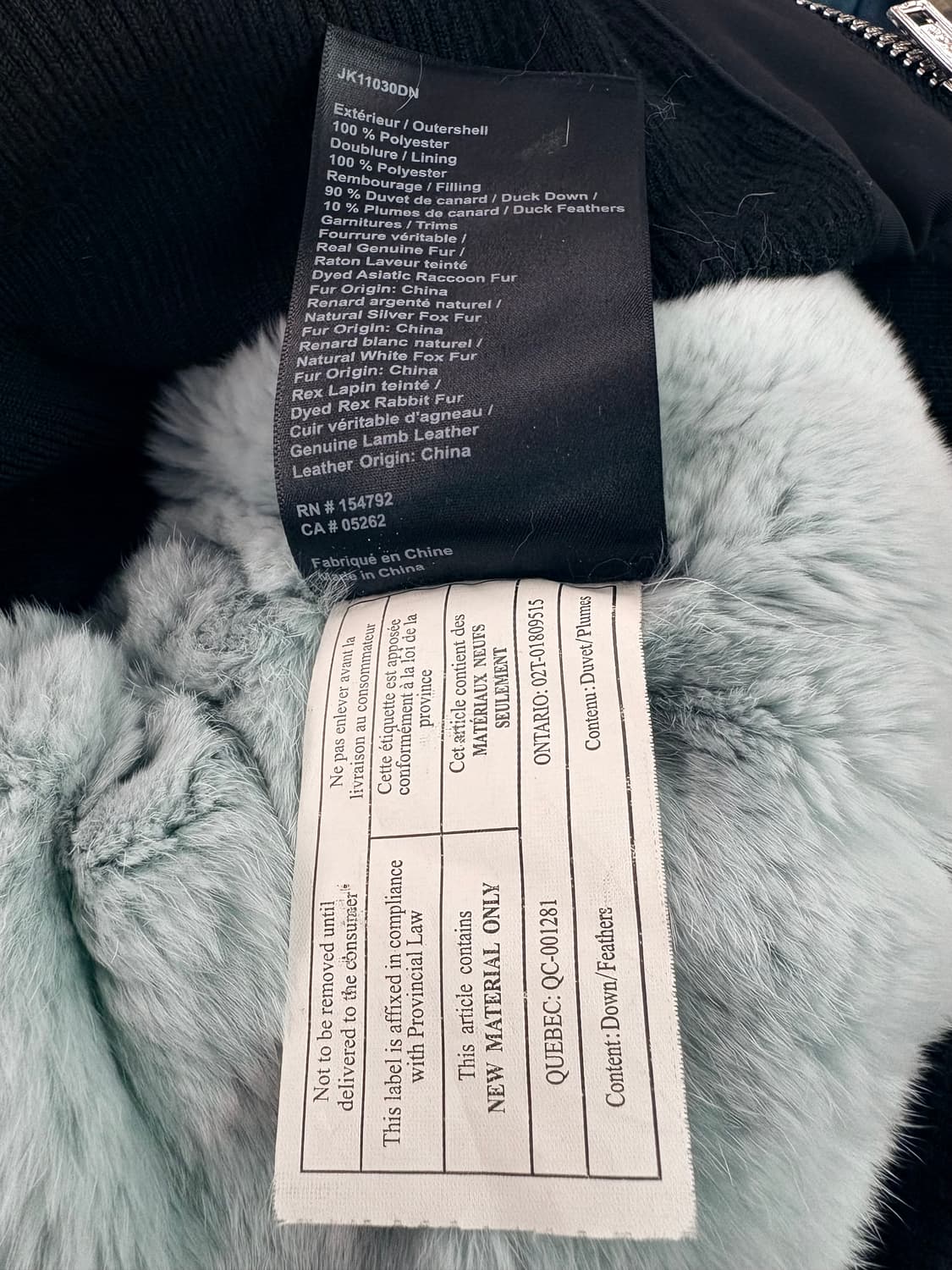 니콜 베니스티 라쿤 퍼 덕다운 패딩 상품이미지4