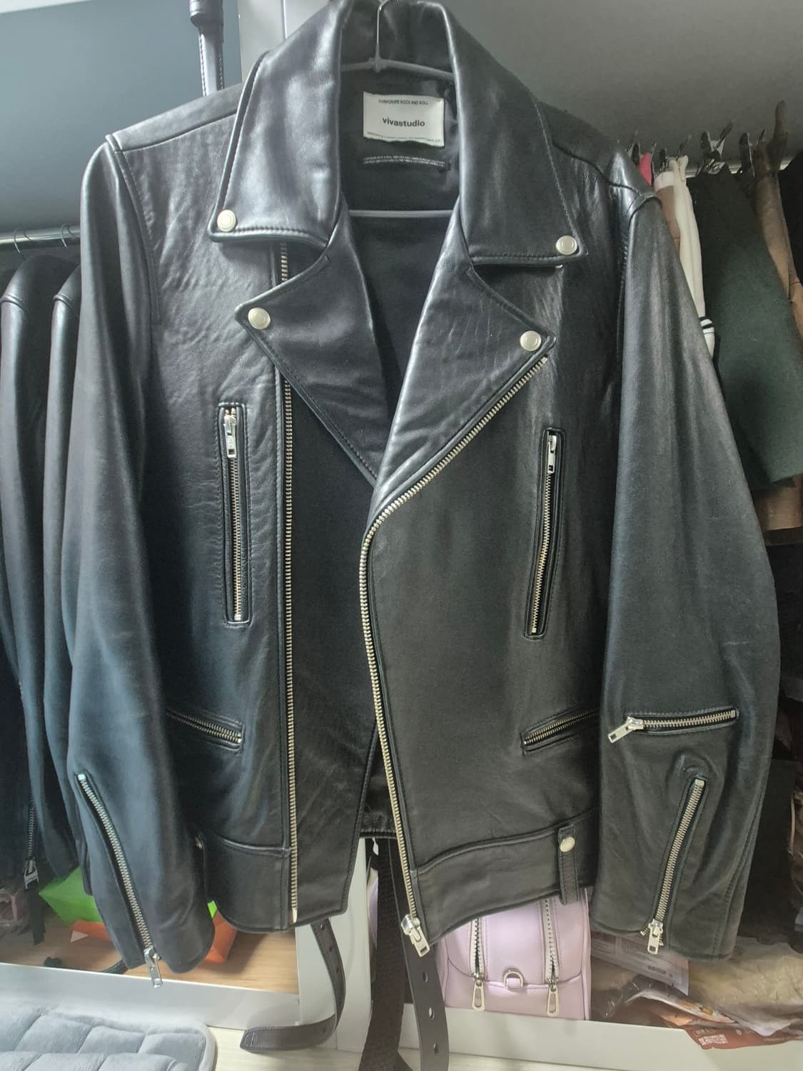 비바스튜디오 라이더 가죽자켓 상품이미지2