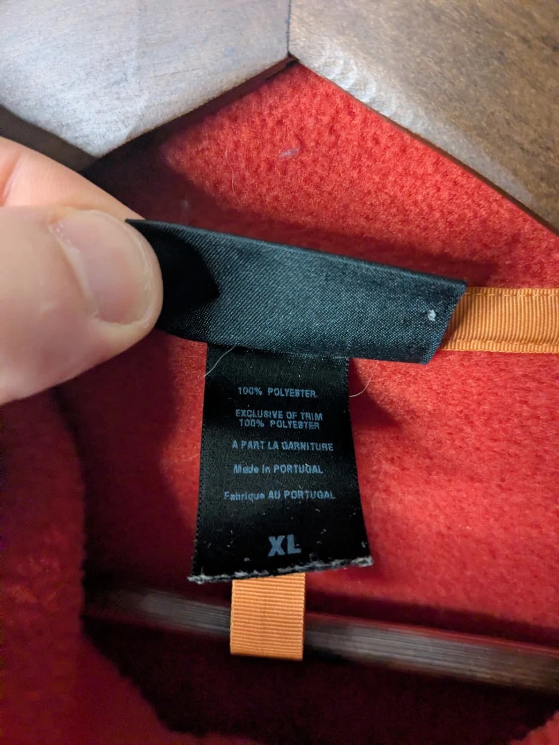 XL 빈티지 90S 포르투칼메이드 파타고니아 신칠라 레드 상품이미지5