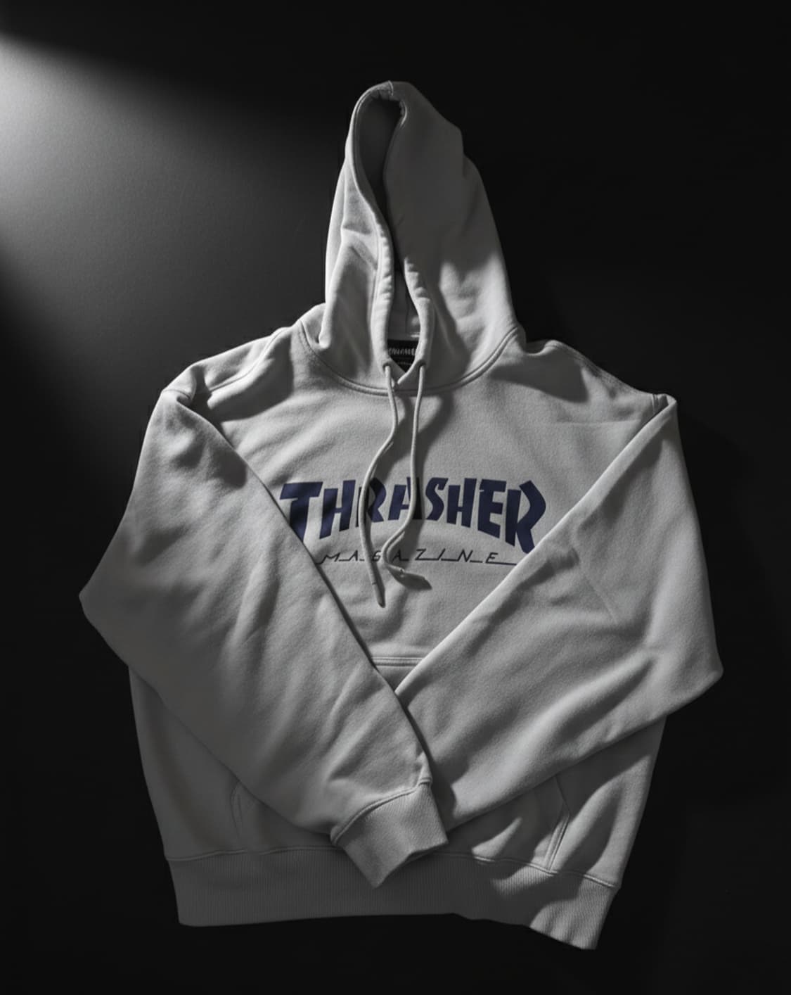 Thraher 트레셔 후드티 (회색, 기장 짧음, L) 상품이미지1