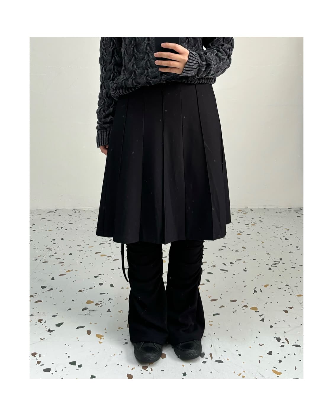 빈티지 플리츠 스커트 상품이미지1