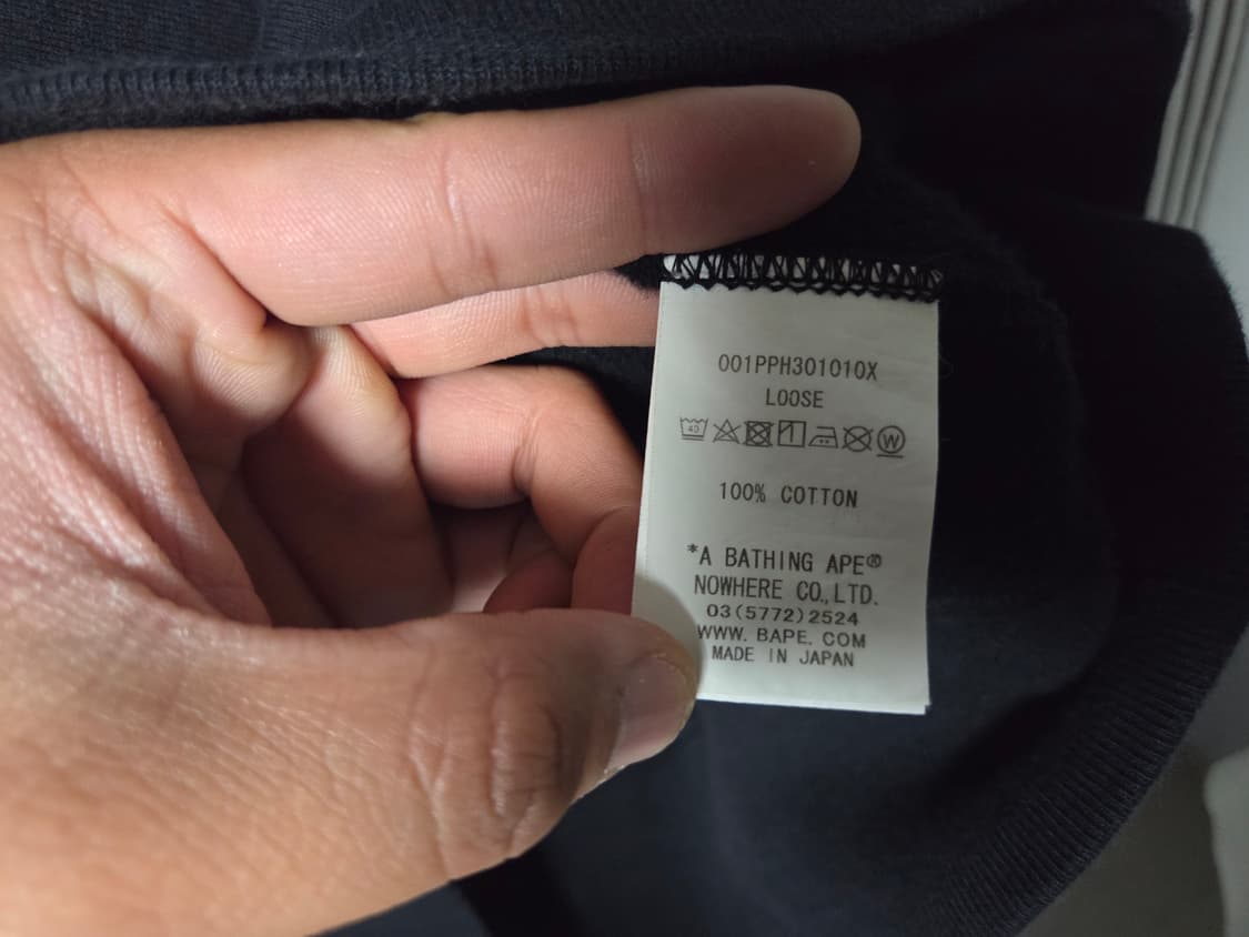 (2XL) 베이프 루즈핏 후드티 판매합니다. 상품이미지4