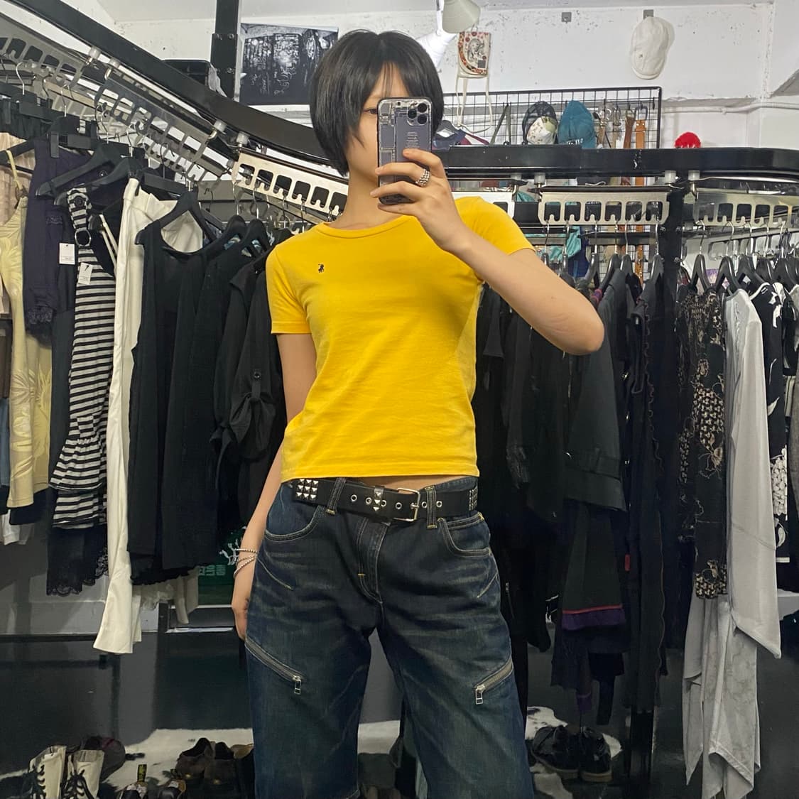 Polo Ralph Lauren 옐로우 베이직 자수 베이비 티셔츠 상품이미지7
