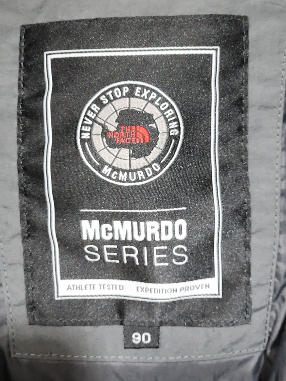 (M) 노스페이스 맥머도 패딩점퍼 화이트 거위털 구스다운 자켓 상품이미지3