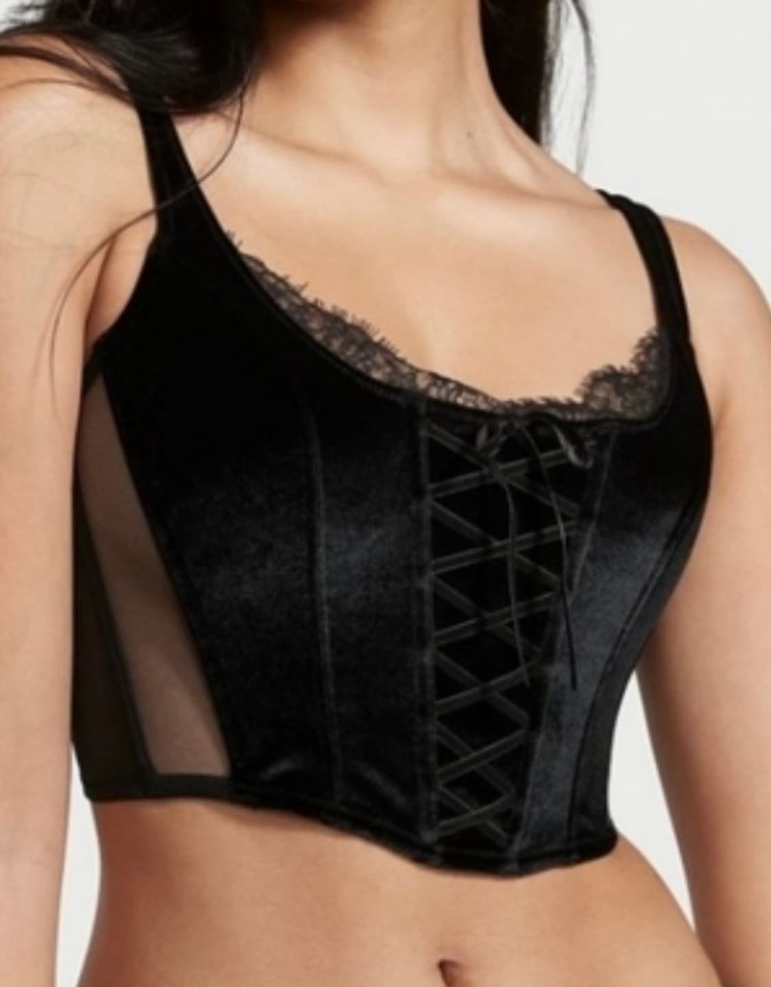 Victoria’s Secret Velvet Corset Top S 상품이미지4