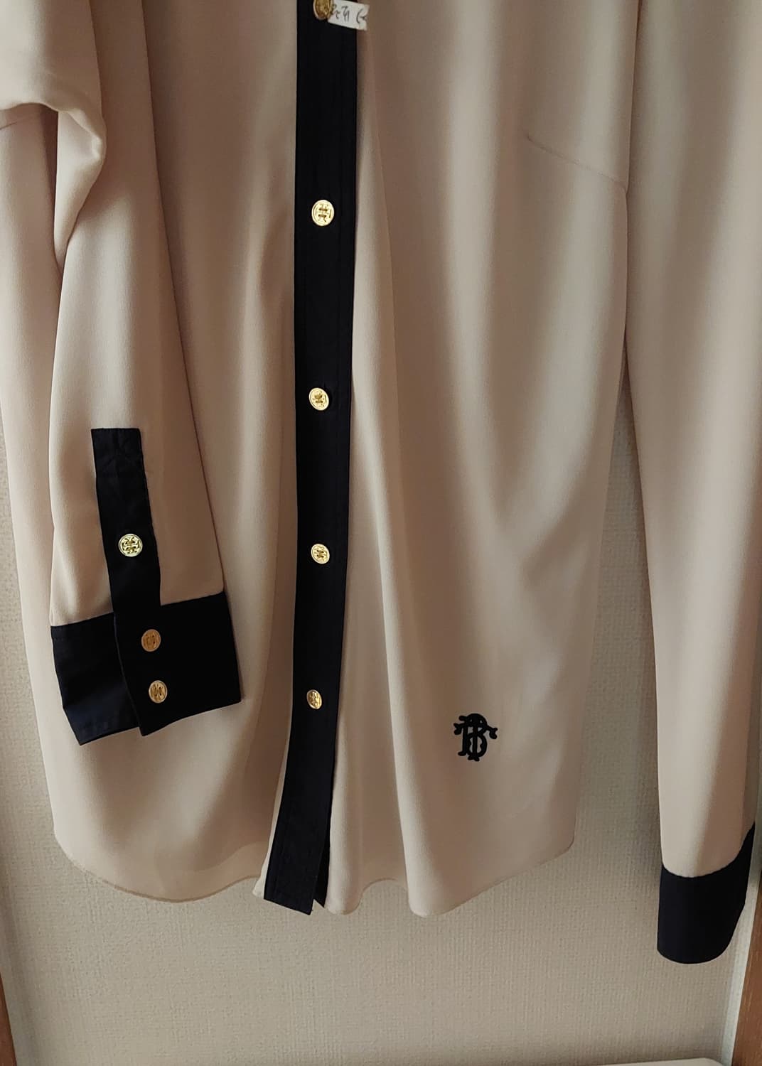 토리버치 아이보리 긴팔 블라우스 S 상품이미지6