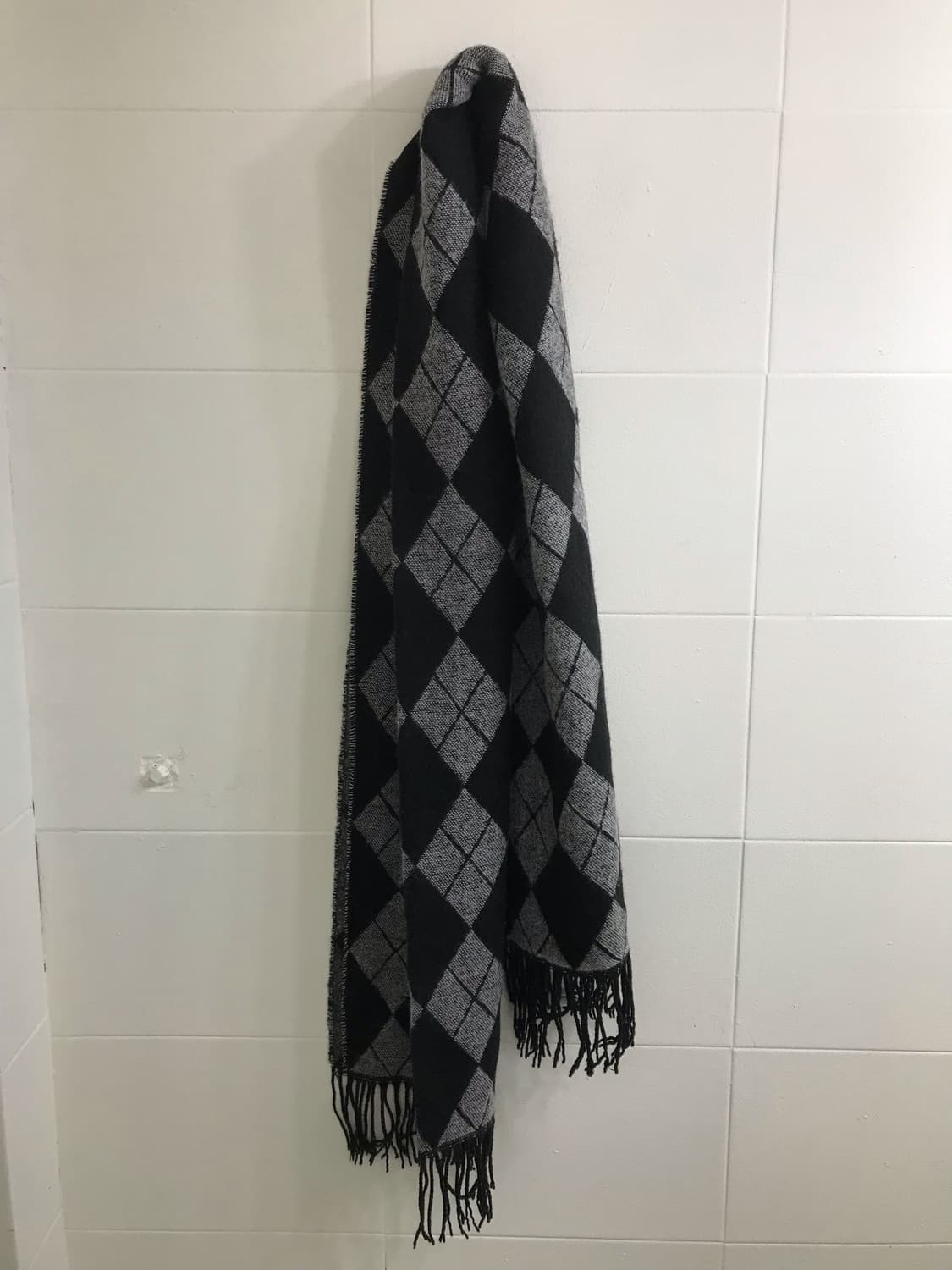 무채색 빅카라 코트 아가일 니혼진 도트 코디세트 상품이미지8