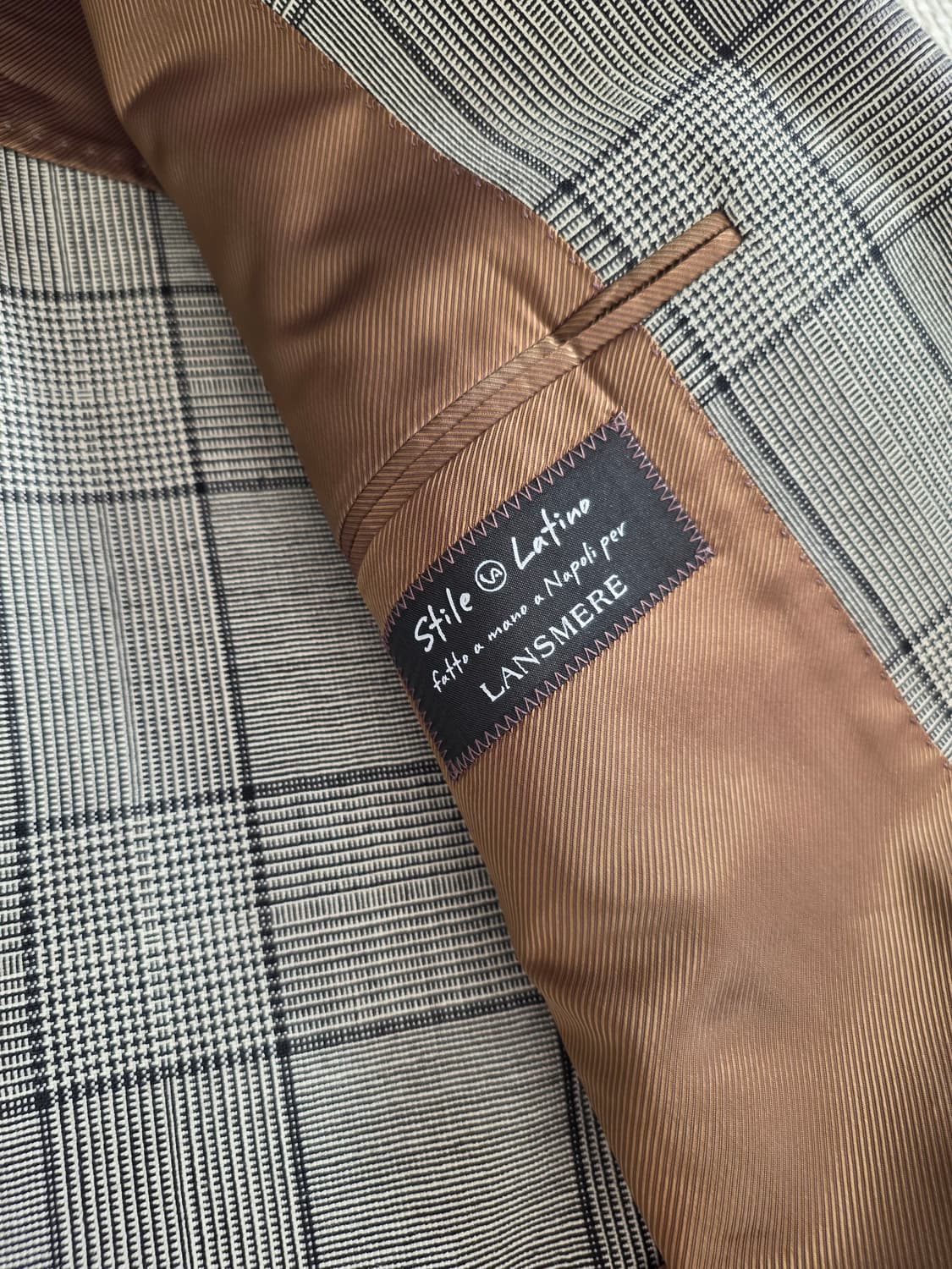 스틸레 라티노 체크정장수트 상품이미지3