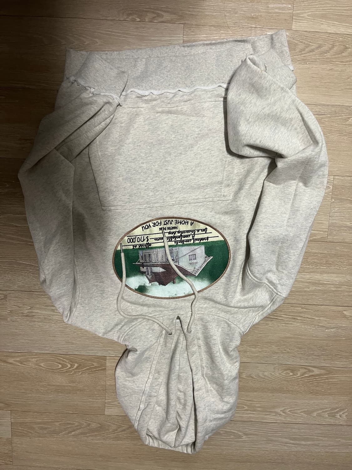 마틴플랜 housekeeper hoodie 오트밀 S 상품이미지1