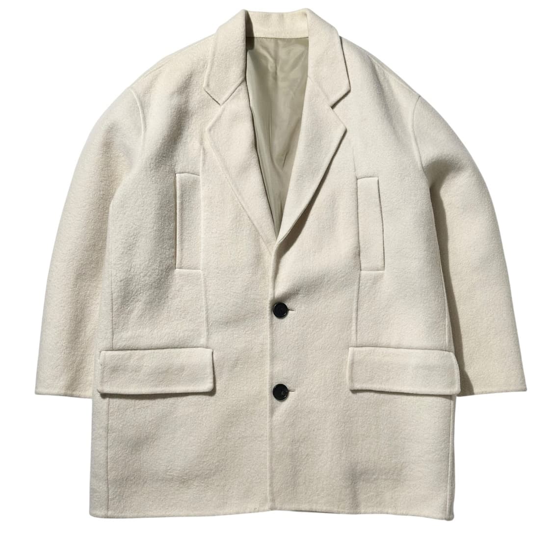 시스템옴므 캐시미어 블렌드 핸드메이드 싱글 코트 상품이미지1