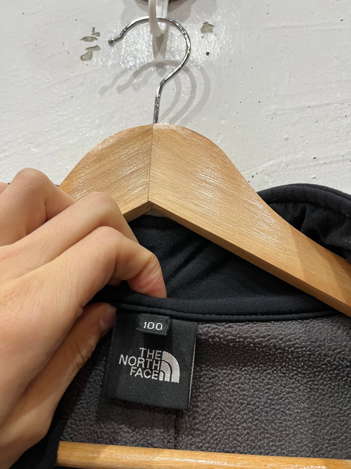 노스페이스 소프트쉘 플리스 자켓 블랙 100 상품이미지6