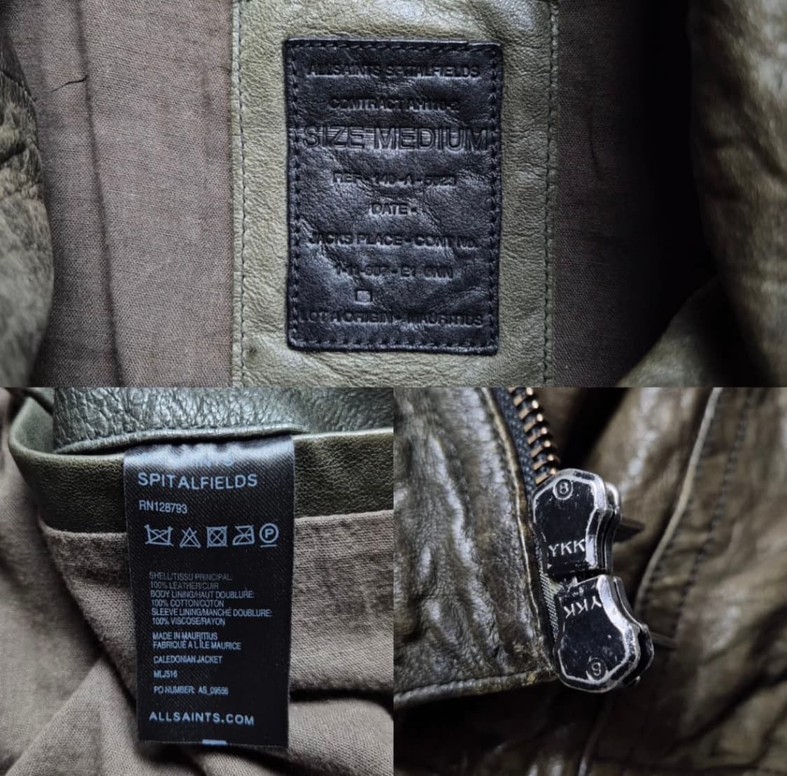 올세인츠 칼레도니안 레더 상품이미지5