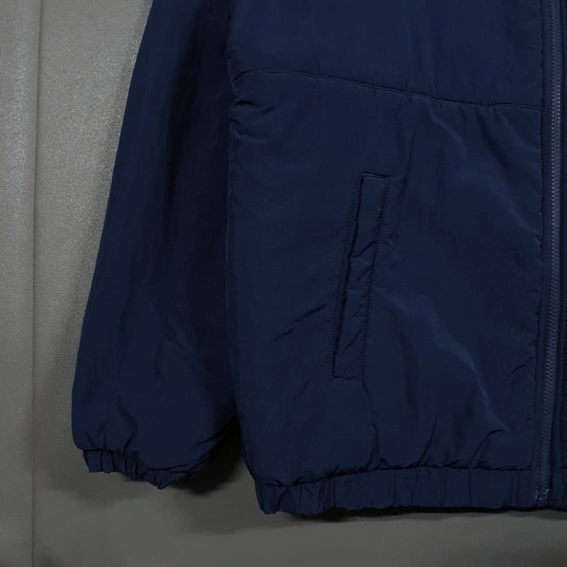 110 (2XL) 컬럼비아 리버서블 빅로고 보아 쉐르파 푸퍼 패딩 자켓 상품이미지6