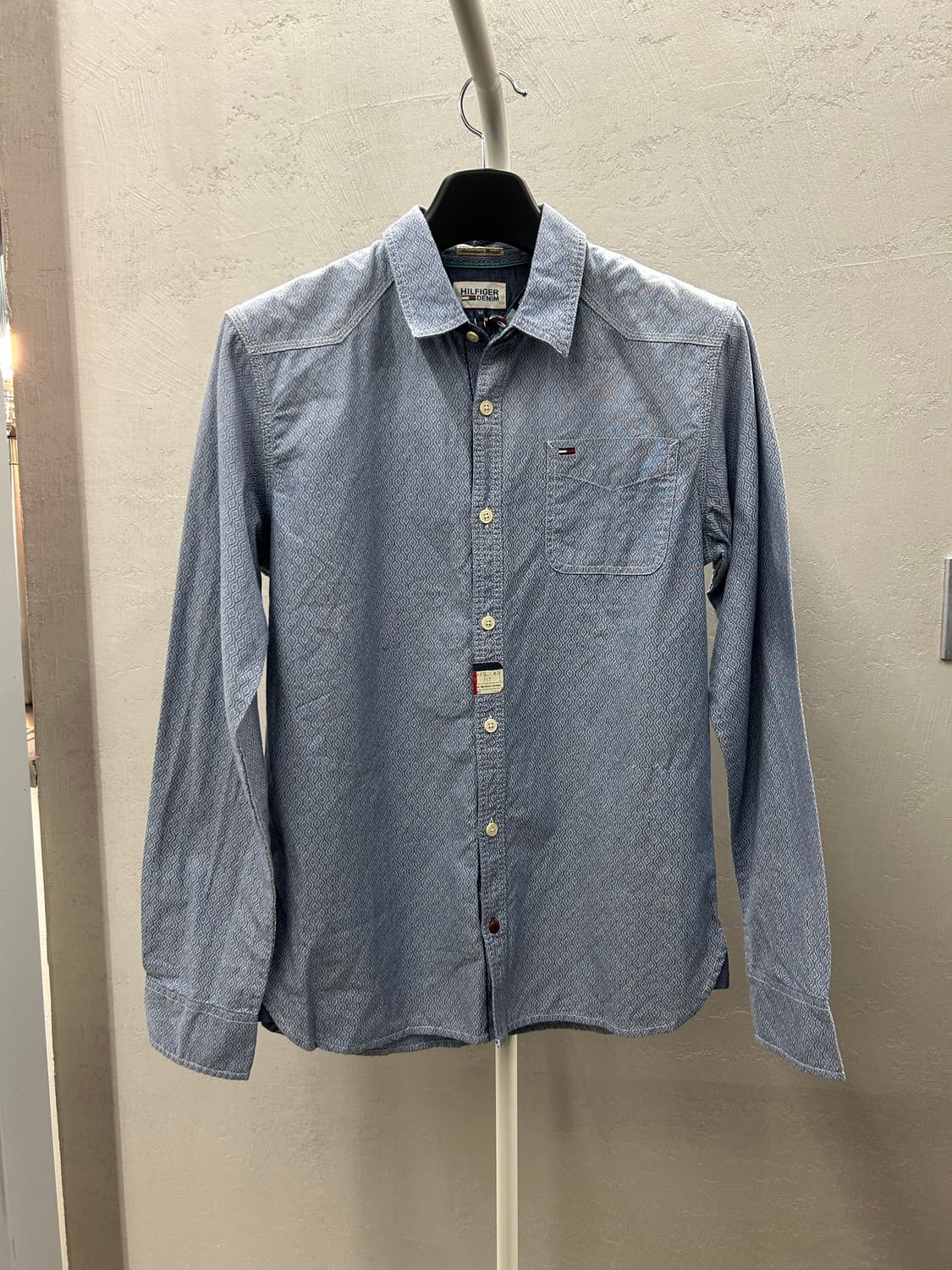 Tommy Hilfiger 타미힐피거 블루 긴팔 셔츠 상품이미지2