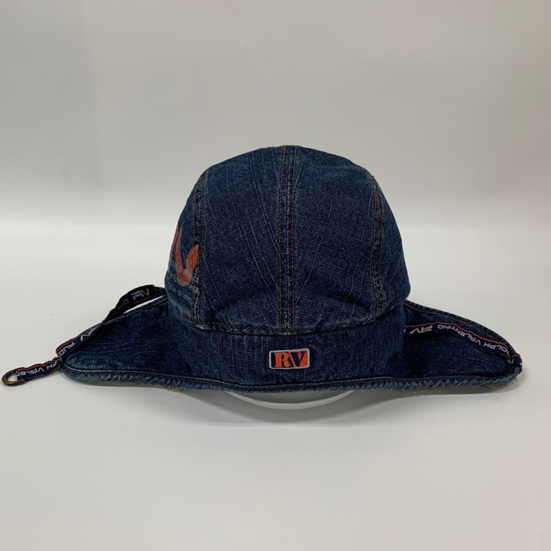 루돌프 발렌티노 빈티지 데님 트래퍼햇 상품이미지3