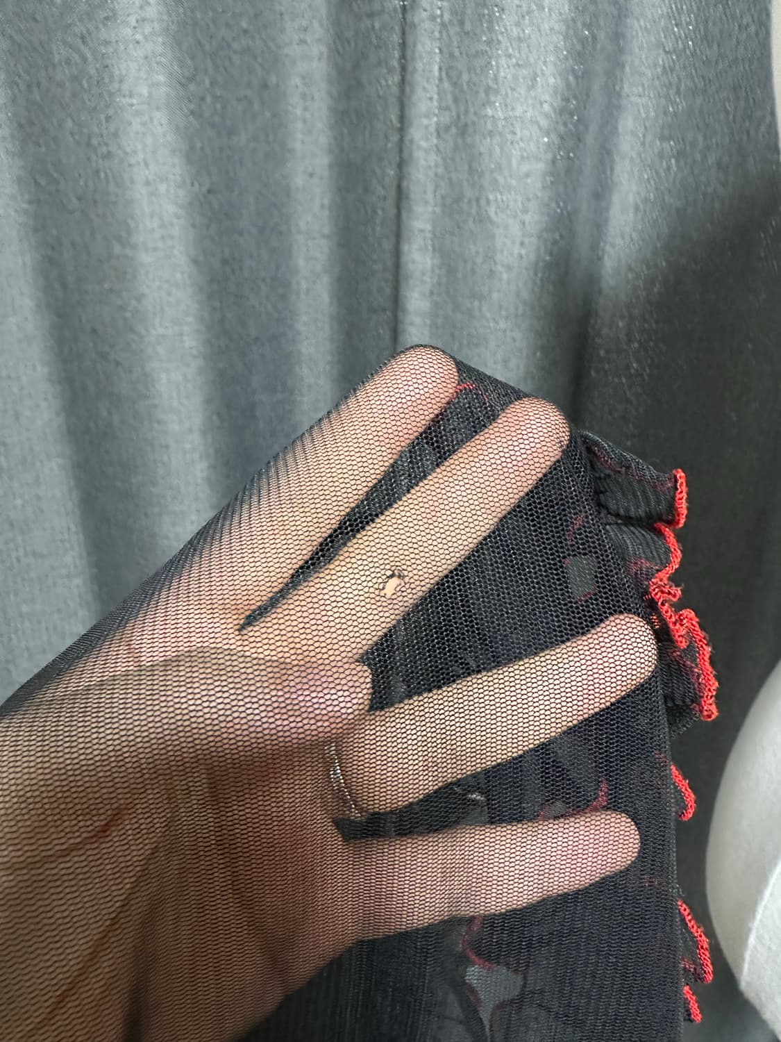 오리엔탈 장미 시스루 슬립 상품이미지4