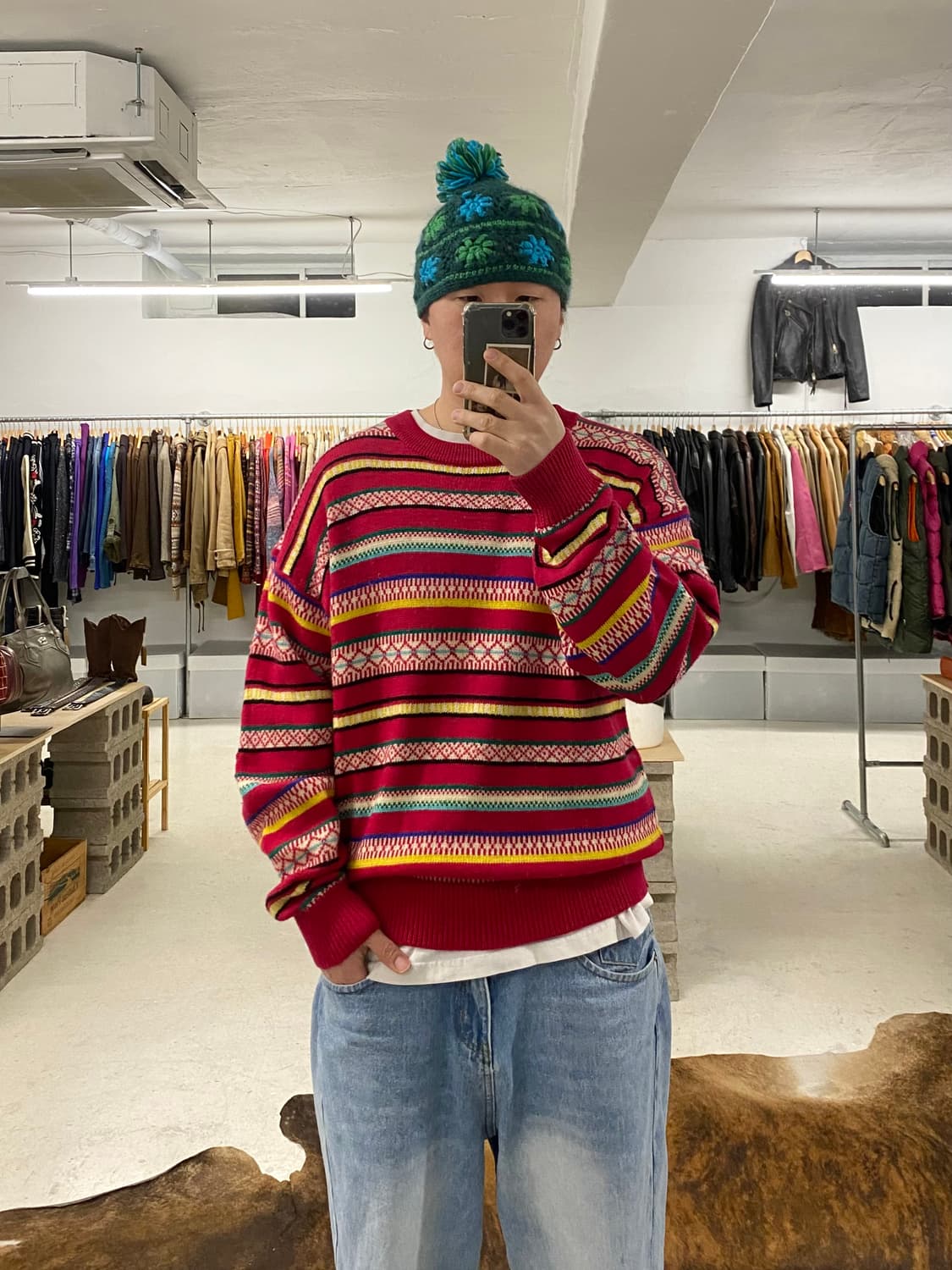 KENZO fair isle knit 겐조 페어아일 니트 상품이미지8