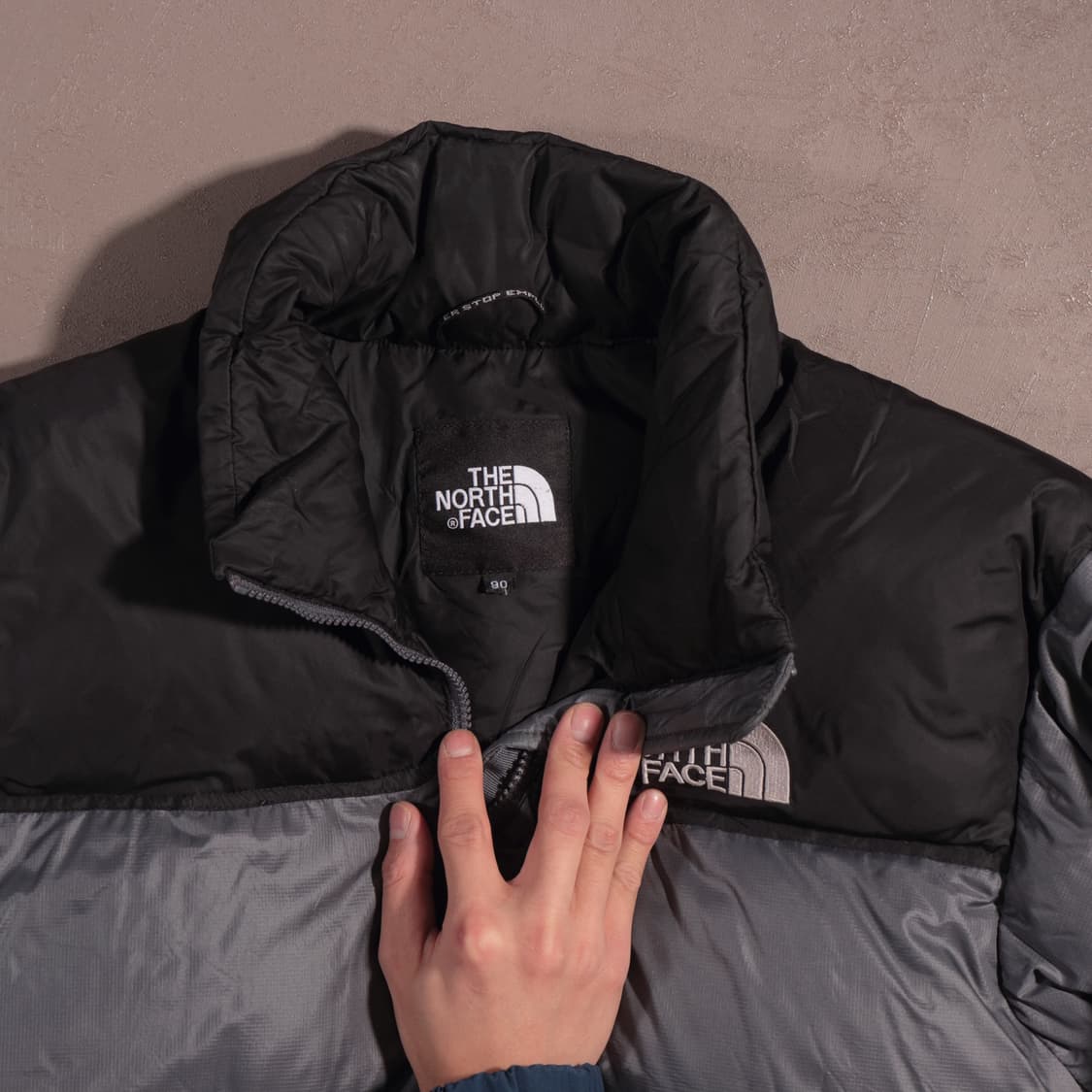 00s 노스페이스 눕시 700 회색 상품이미지4