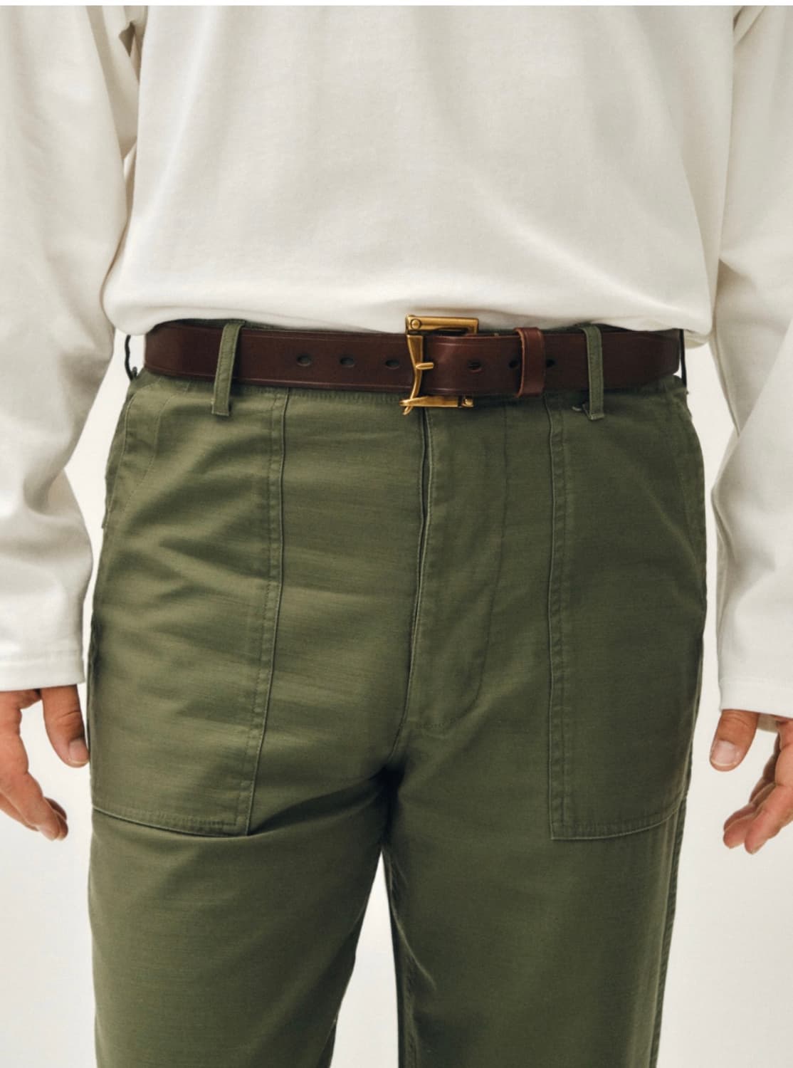 아웃스탠딩 레더 벨트 새상품 상품이미지4