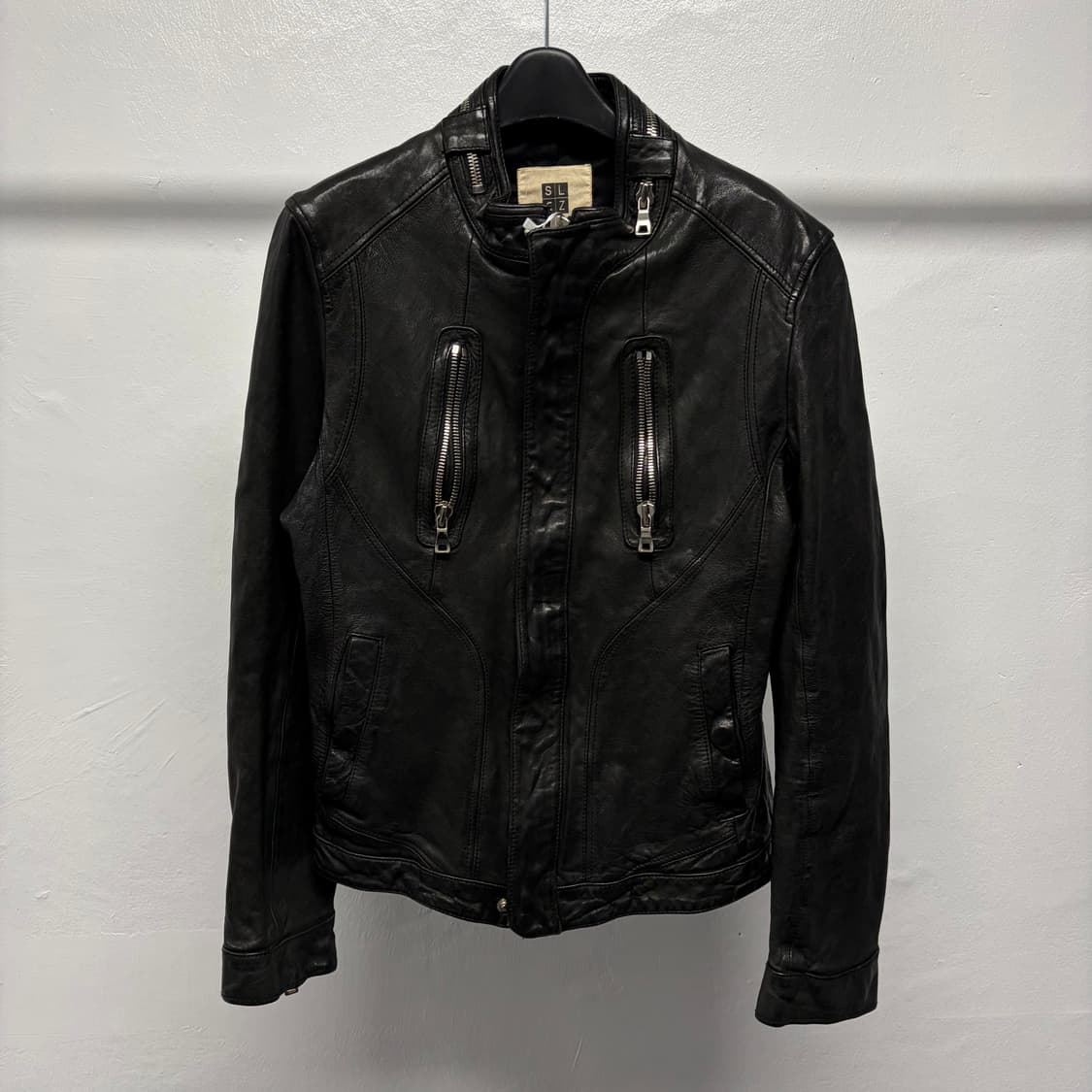 셀렉티즘 쉽스킨 라이더 자켓 ( 빈티지 레더 자켓 11 ) 상품이미지1