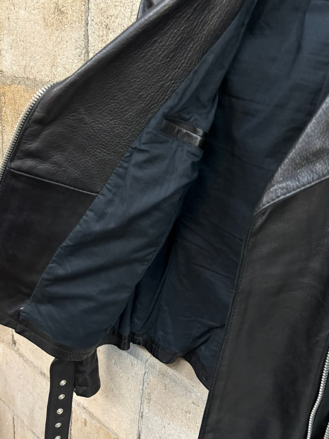 [S] R13 2022 Leather Biker Jacket 상품이미지5