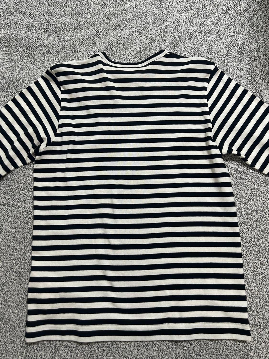 꼼데가르송 여성용 보더티셔츠 (레드와펜) 상품이미지3