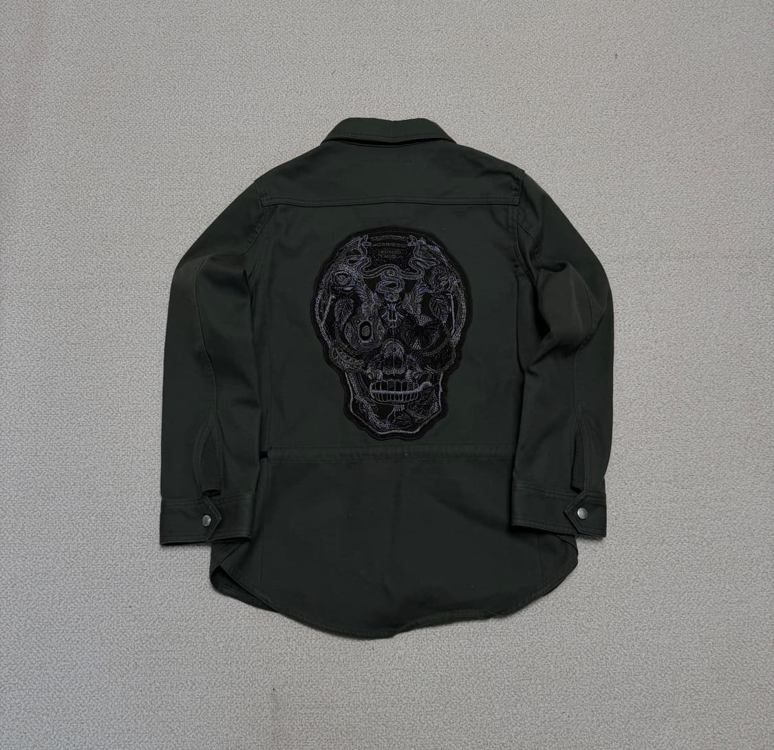 쟈딕앤볼테르 스컬 자수 밀리터리 자켓 상품이미지2