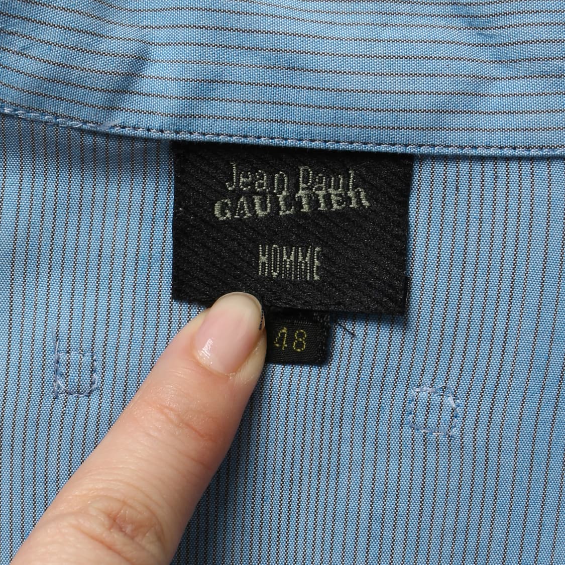 장 폴 고티에 라이트 코튼 오픈카라 셔츠  상품이미지9