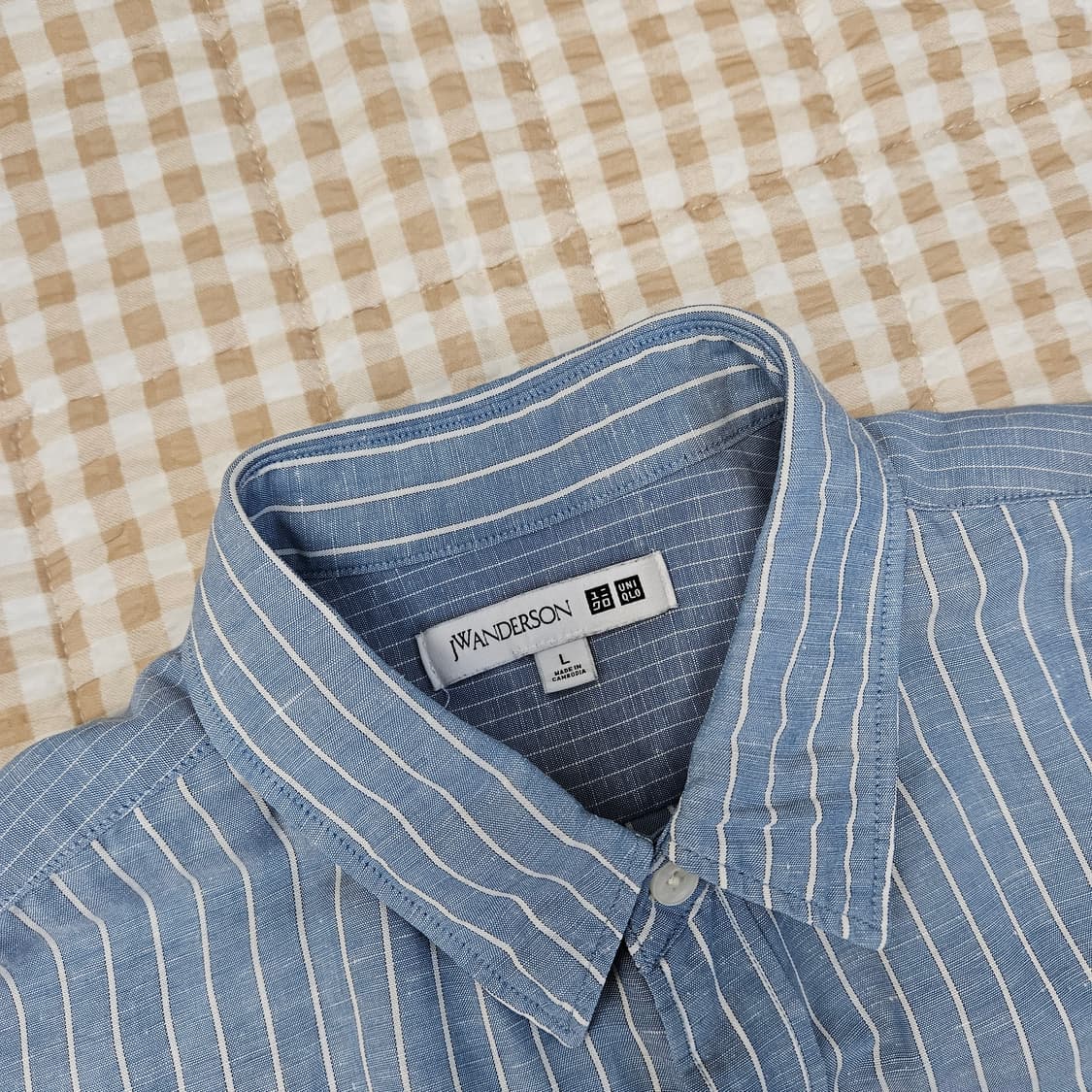 유니클로 린넨 셔츠 남방 남자100~105 상품이미지2