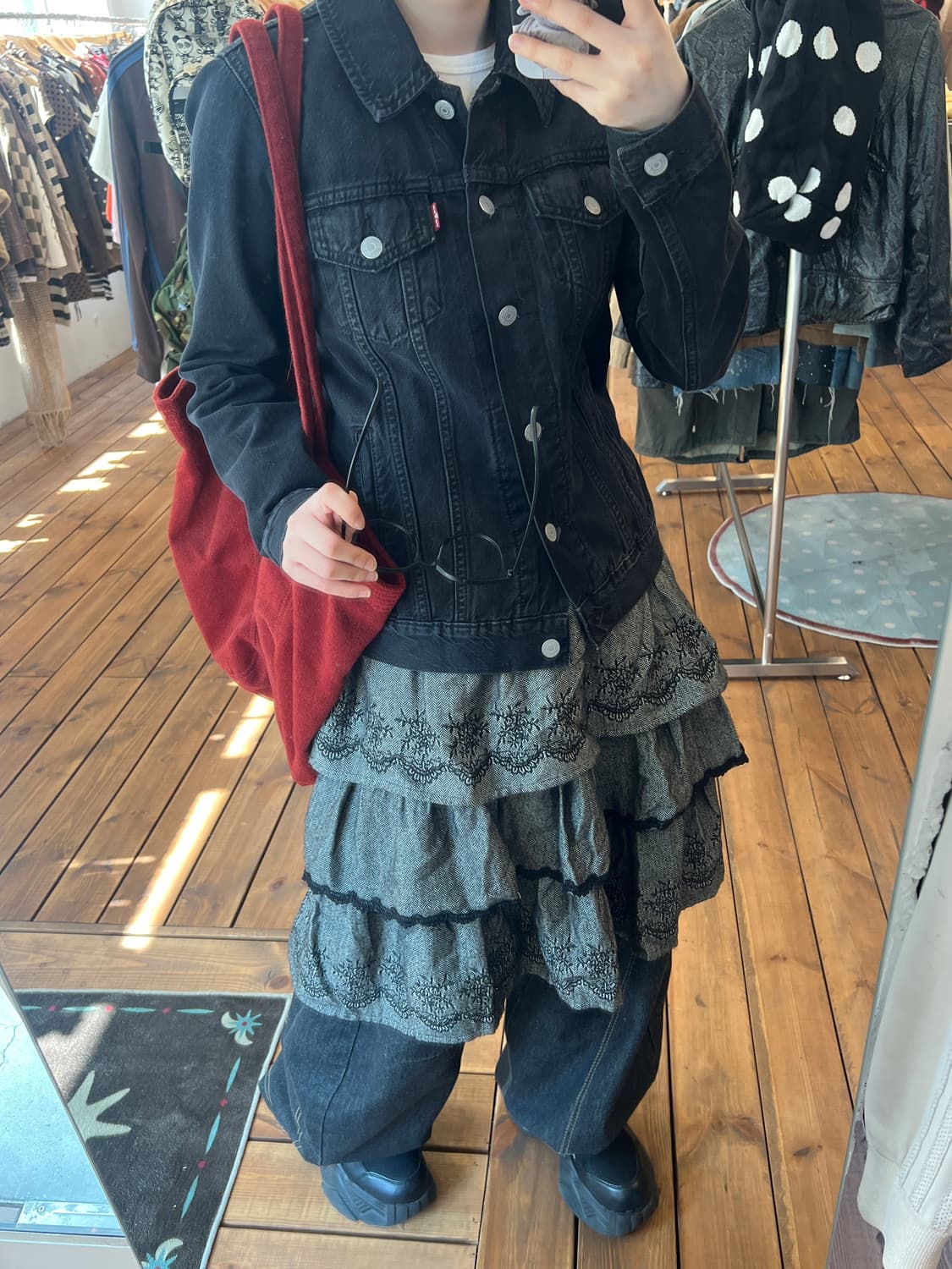 리바이스 블랙 데님 자켓  상품이미지3