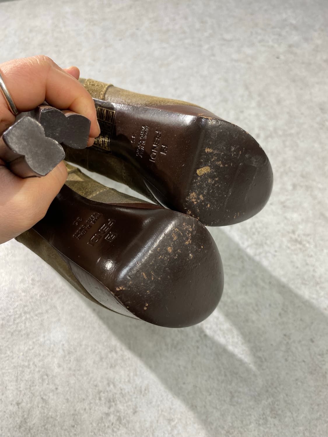 [35] FENDI 펜디 이태리 메이드 스웨이드 부츠 상품이미지8