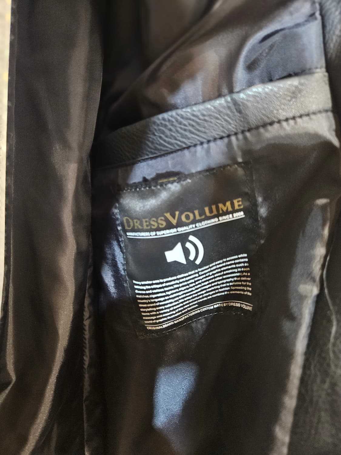 드레스볼륨 레더 라이더 자켓 상품이미지6