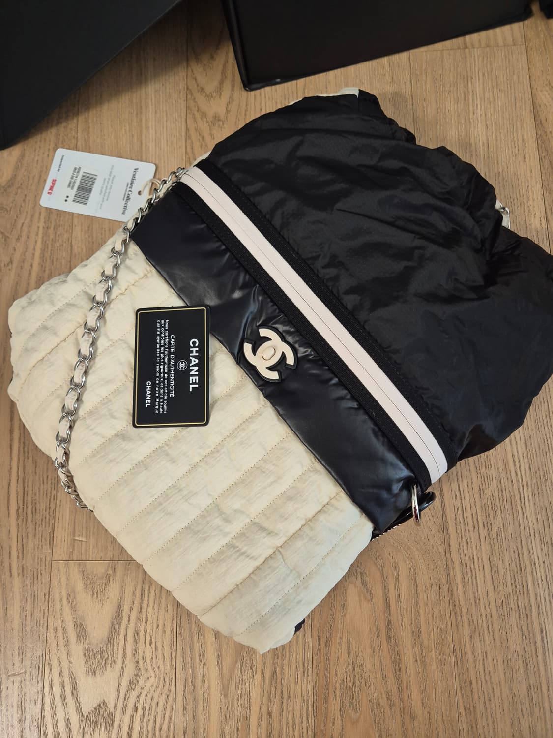 정품)샤넬 제니 나일론 백팩 상품이미지2