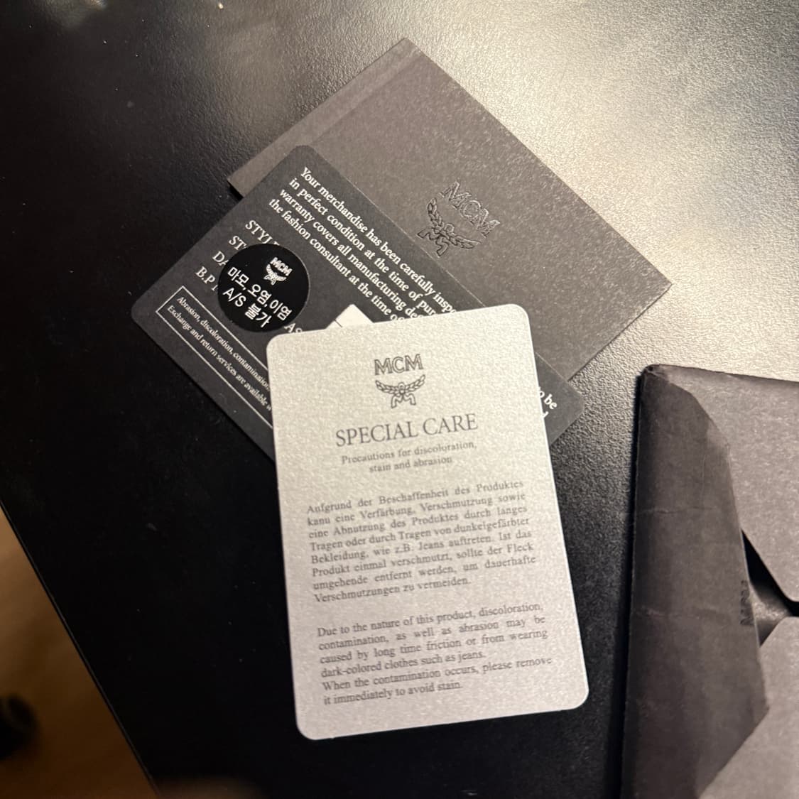 Rare* MCM 백팩 블루 상품이미지5