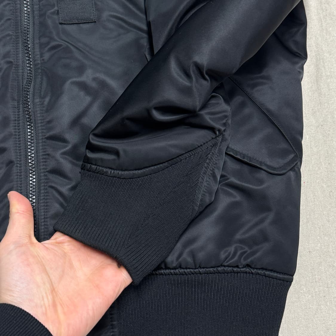 유니클로 질샌더 구스다운 ma1 항공점퍼 L 상품이미지3