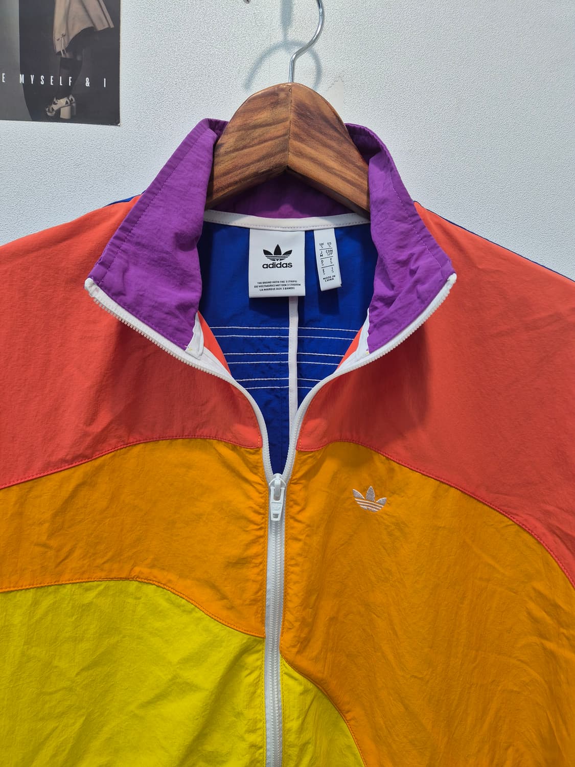 아디다스 로고  올드스쿨 바람막이 점퍼  M
사이즈  상품이미지2