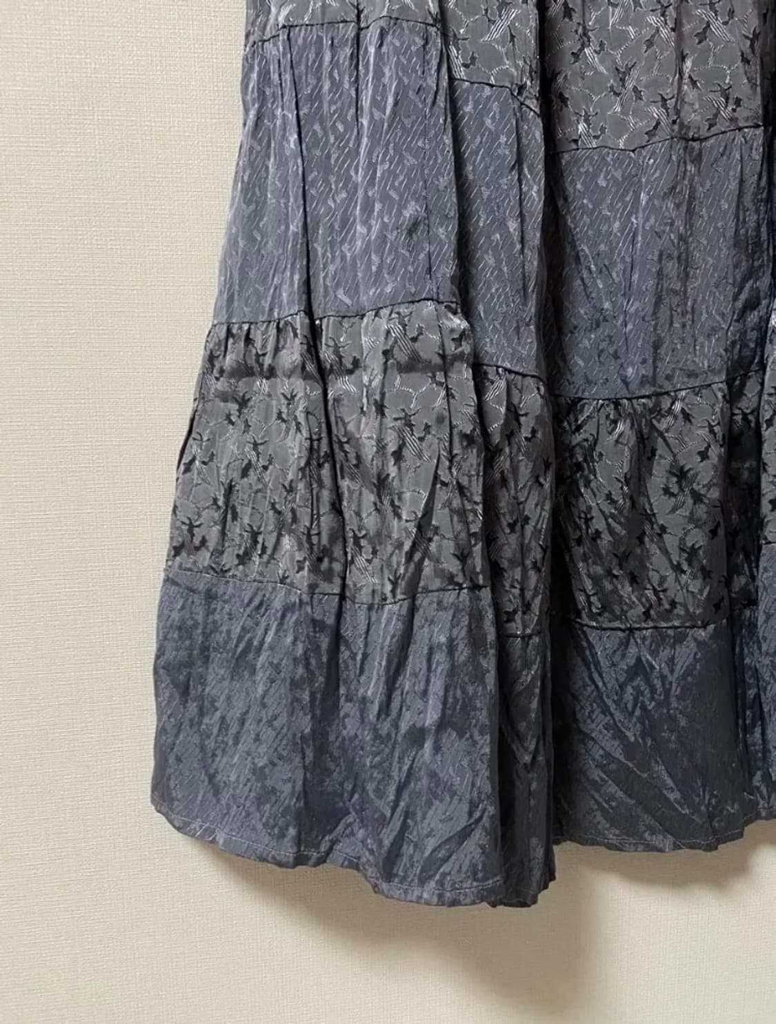 빈티지 모리걸 밴딩 롱 스커트 상품이미지3