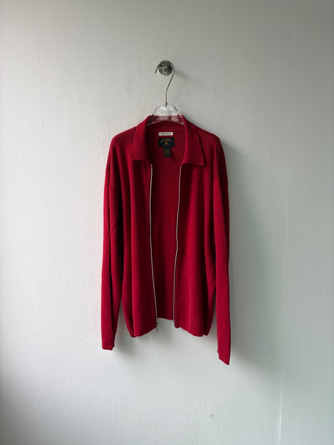 바나나리퍼블릭 레드 집업 니트  상품이미지2