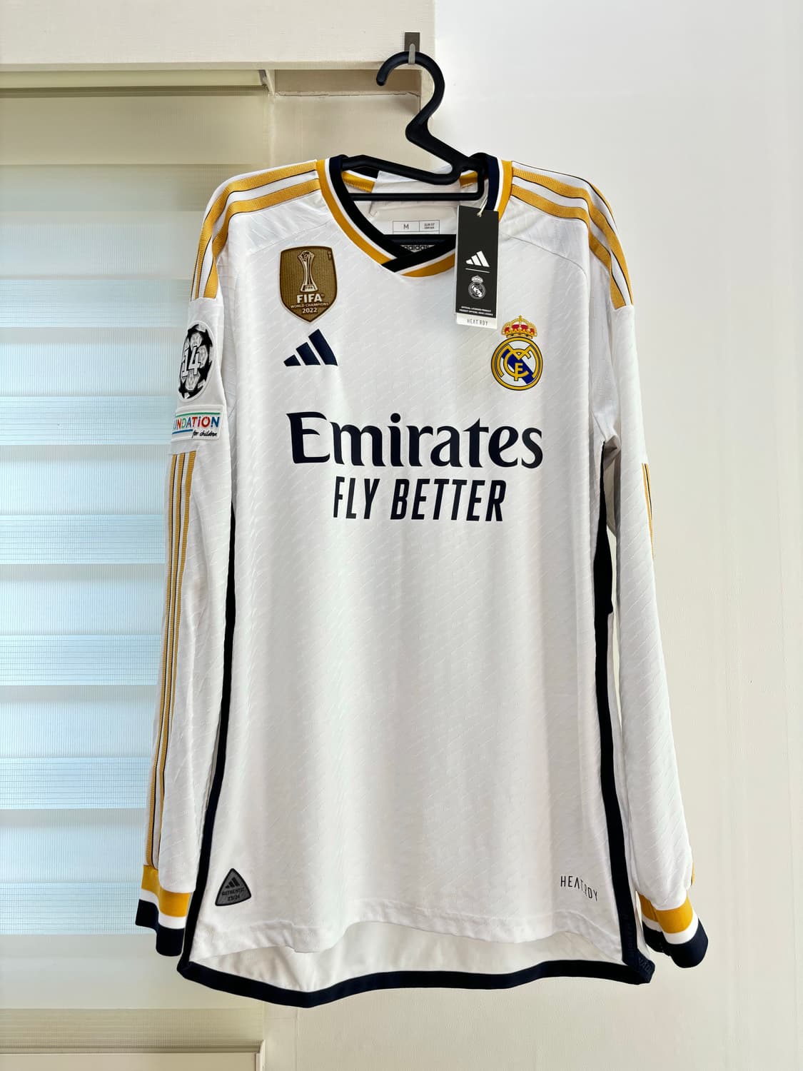 23-24 레알마드리드 어센틱 벨링엄 긴팔 해외 M 상품이미지1