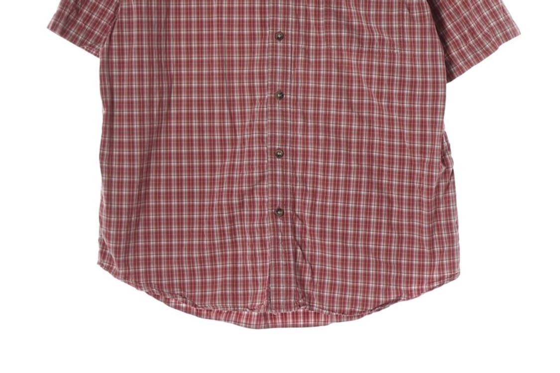 칼하트 워크웨어 레드 체크 반팔 셔츠 XL 상품이미지4