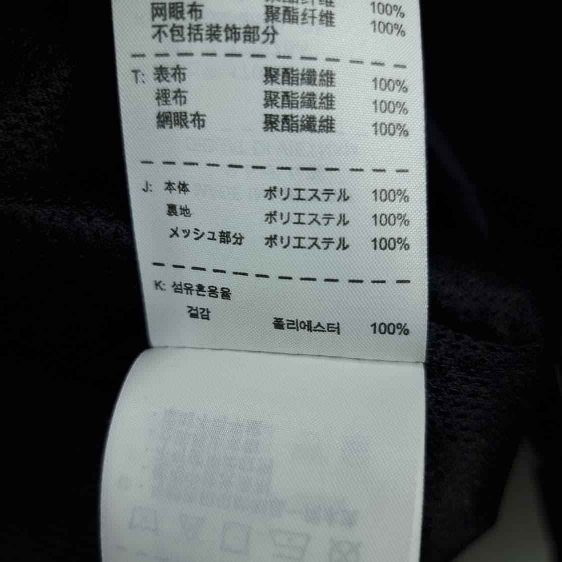 [나이키] 골프 투웨이 소매 탈부착 지퍼 바람막이 자켓 블랙 M19967 상품이미지10