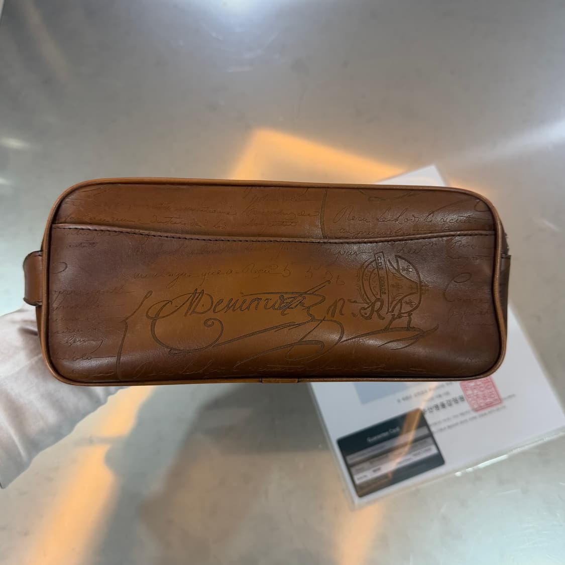 [리오브] 벨루티 포뮬라 스크리토 레더 돕 키트 클러치 상품이미지2