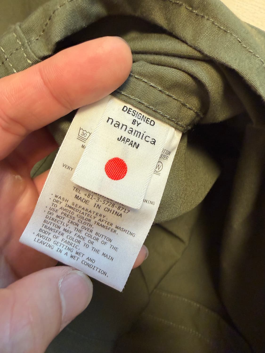 [새제품, L] 나나미카 cpo셔츠 카키 상품이미지4