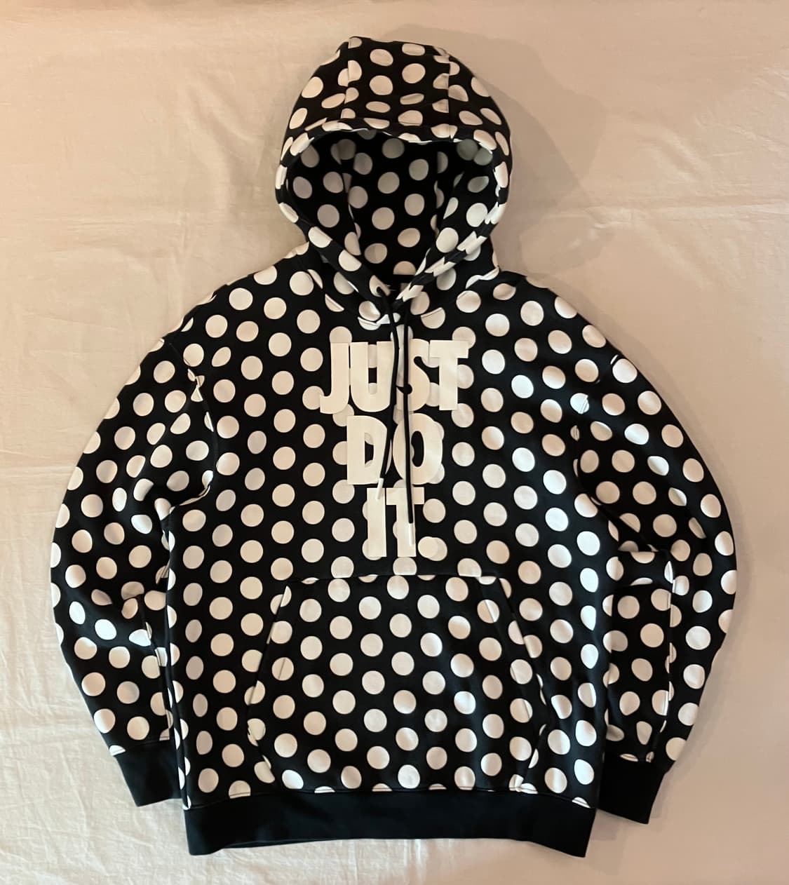 나이키 해외판 JDI 도트패턴 땡땡이 y2k 후드티 블랙 상품이미지1
