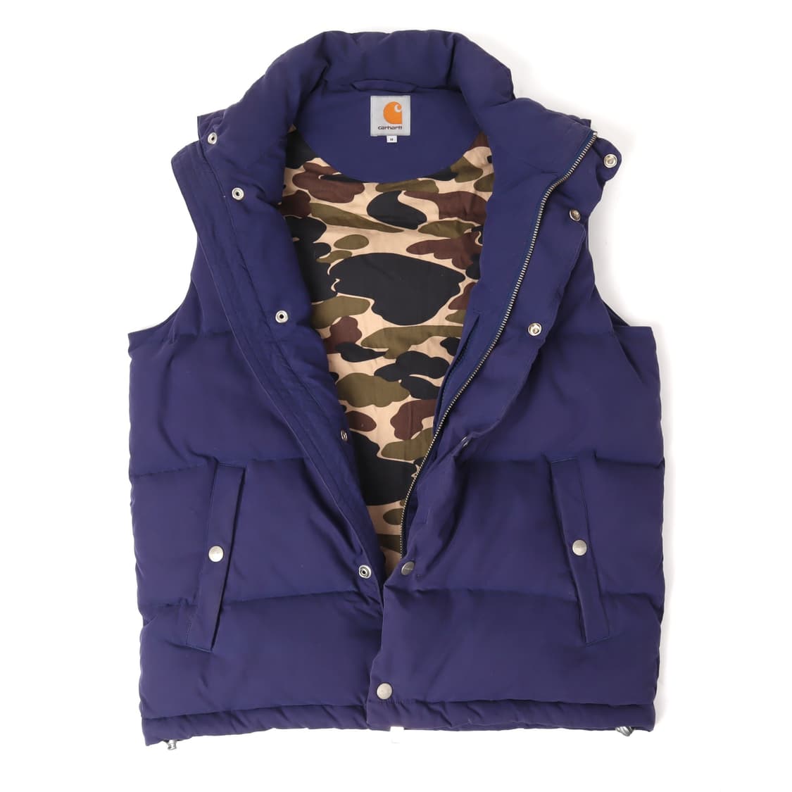 칼하트 네이비 브룸 다운 패딩 베스트 상품이미지2