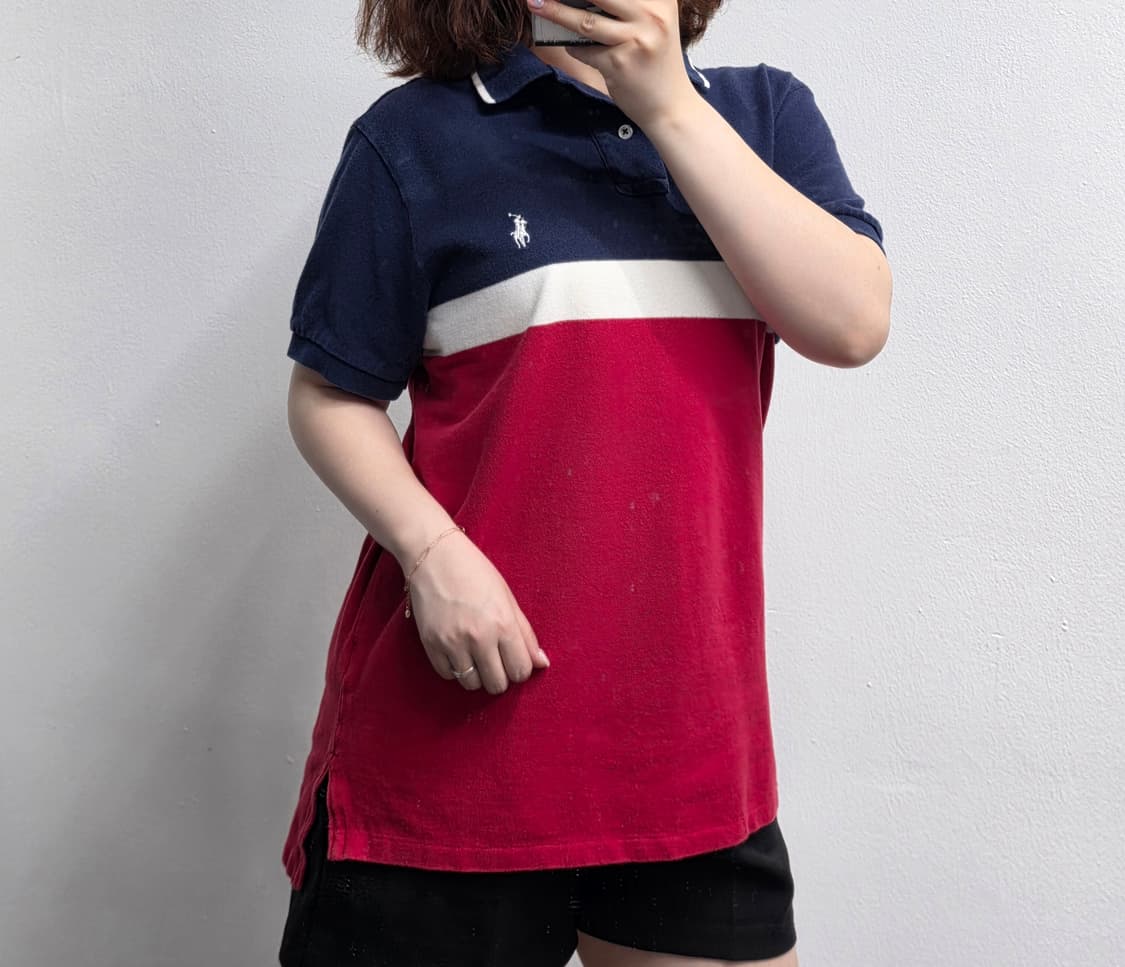[프립]M/폴로 랄프로렌 반팔 카라티 커스텀핏 상품이미지1