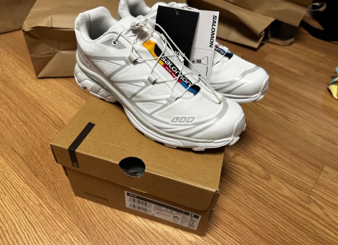 살로몬 XT-6 ADV 화이트 245사이즈 새상품 상품이미지2