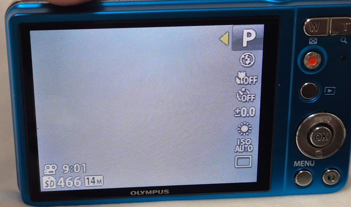 소프트포커스) 올림푸스 VG-140 블루 판매 상품이미지7