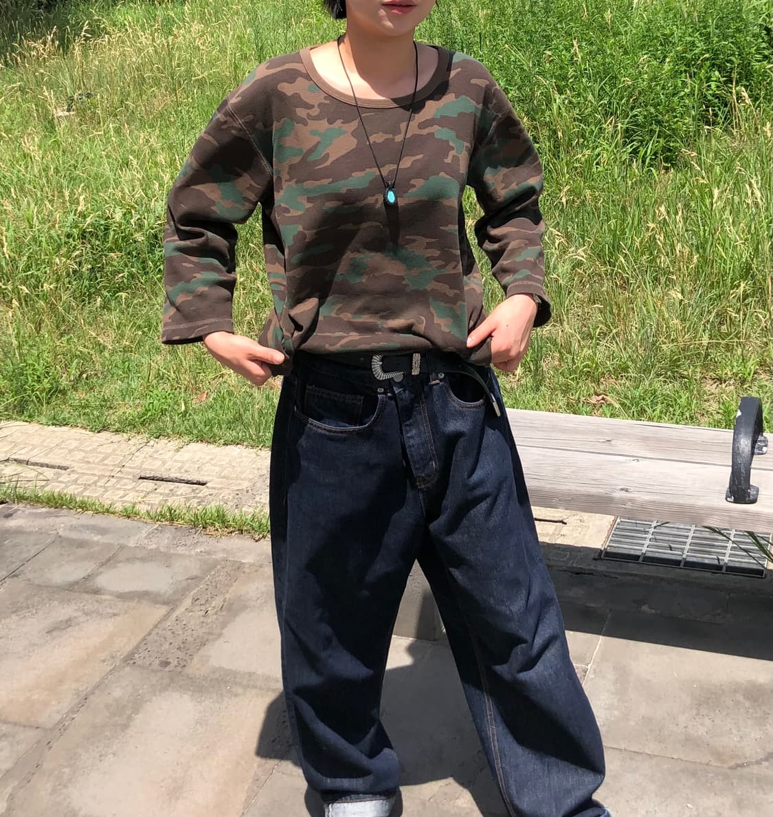 Camo long sleeve 상품이미지1
