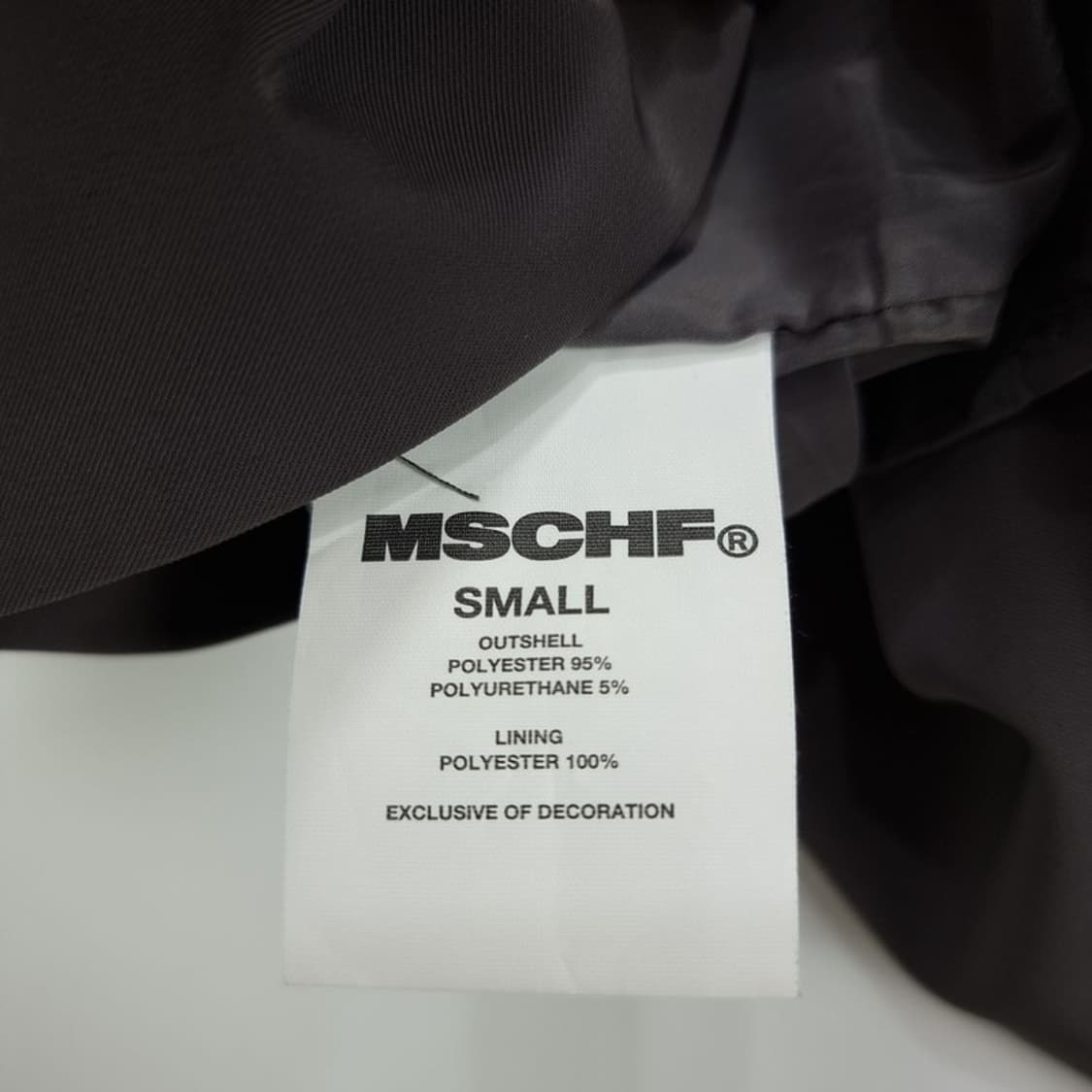 [미스치프] 로고 엠블럼 미니스커트 그레이 M19832 상품이미지8